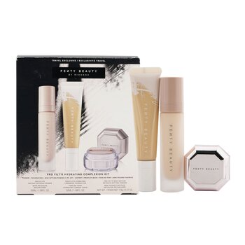 Pro Filt'R Hydrating Complexion Kit: Foundation 32ml + Primer 32ml + Instant Retouch Setting Powder 7.8g - #140 - 3pcs