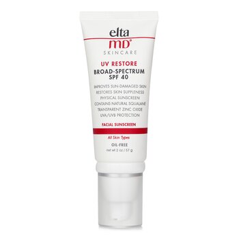 UV Restore Physical Facial Sunscreen SPF 40 - 48g/1.7oz