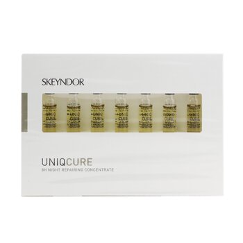 Uniqcure 8H Night Repairing Concentrate (For Damaged Skin & With Signs Of Ageing) - 7x2ml/0.068oz