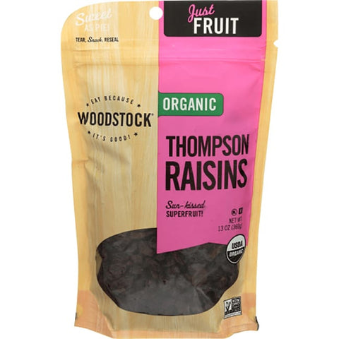 Woodstock Organic Thompson Raisins (8x13 Oz)