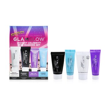 Instant Celebrity Skin Masking Set: 1x Supermud Clearing Treatment - 15g/0.5oz + 1x Youthmud Glow Stimulating Treatment - 15g/0.5oz + 1x Thristymud Hydrating Treatment - 10g/0.35 + 1x Gravitymud Firming Treatment- 10g/0.35 - 4pcs