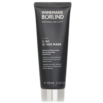 2 In 1 Black Mask - Intensive Care Mask For Combination Skin with Large Pores - 75ml/2.53oz
