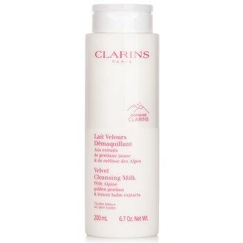 Velvet Cleansing Milk with Alpine Golden Gentian & Lemon Balm Extracts - 200ml/6.7oz
