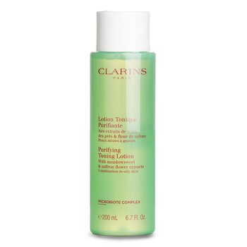 Purifying Toning Lotion with Meadowsweet & Saffron Flower Extracts - Combination to Oily Skin - 200ml/6.7oz
