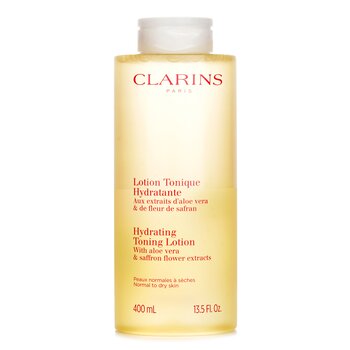 Hydrating Toning Lotion with Aloe Vera & Saffron Flower Extracts - Normal to Dry Skin(Random Packaging) - 400ml/13.5oz