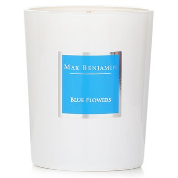 Candle - Blue Flowers - 190g/6.5oz
