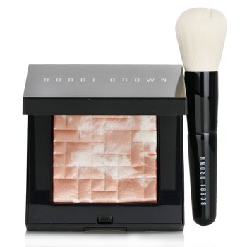Highlighting Powder Set (1x Highlighting Powder + 1x Mini Face Brush) - #Pink Glow - 2pcs