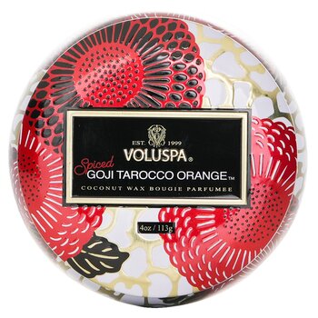 Mini Tin Candle - Spiced Goji Tarocco Orange - 113g/4oz