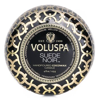 Mini Tin Candle - Suede Noir - 113g/4oz