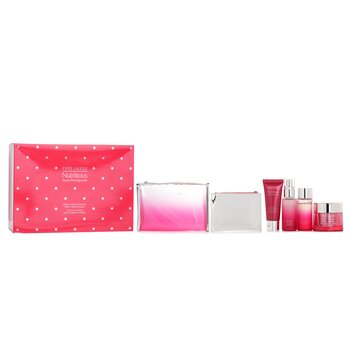 Nutritious Super-Pomegranate Reveal A Rosy Radiance Set: Moisture Creme+ Milky Lotion Light+ Lotion+ Cleansing Foam ... - 4pcs+2bags
