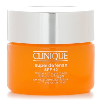 Superdefense SPF 40 Fatigue + 1st Signs Of Age Multi-Correcting Gel - 30ml/1oz