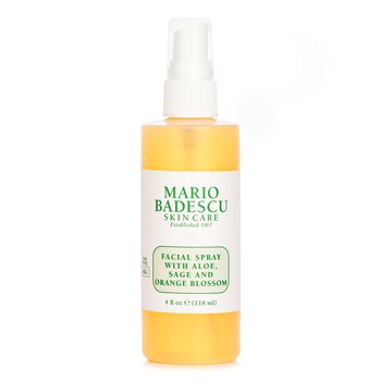 Facial Spray With Aloe, Sage & Orange Blossom - 118ml/4oz