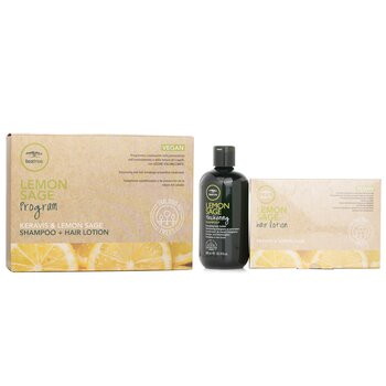 Tea Tree Lemon Sage Program Set: Shampoo 300ml + Hair Lotion 12x6ml - 13pcs