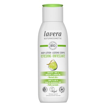 Body Lotion (Regreshing) - With Lime & Organic Almond Oil - For Normal Skin - 200ml/7oz
