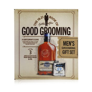 Book of Good Grooming Gift Set Volume 3: Absolute Mahogany (Wash 532ml  + Oil 60ml ) - 2pcs