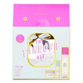 The TakeOff Kit: T.L.C Framboos Night Serum 50ml+ B-Hydra Serum 8ml+ Lala Retro Whipped Cream 15ml - 3pcs