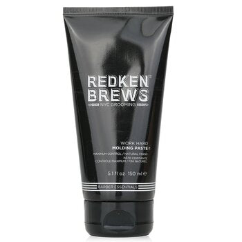Redken Brews Work Hard Molding Paste (Maximum Control/Natural Finish) - 150ml/5.1oz