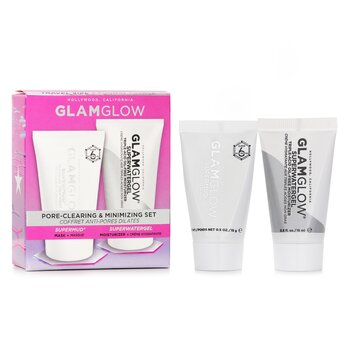 Pore-Clearing & Minimizing Set: Supermud Clearing Treatment 15g + Superwatergel Moisturizer 15ml - 2pcs