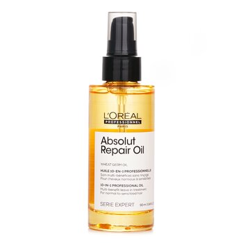 Professionnel Serie Expert - Absolut Repair Wheat Oil 10-In-1 Professional Oil - 90ml/3.04oz