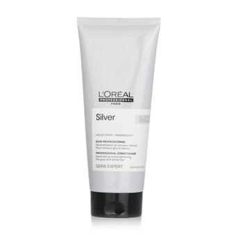 Professionnel Serie Expert - Silver Violet Dyes + Magnesium Neutralising and Brightening Conditioner (For Grey and White Hair) - 200ml/6.7oz