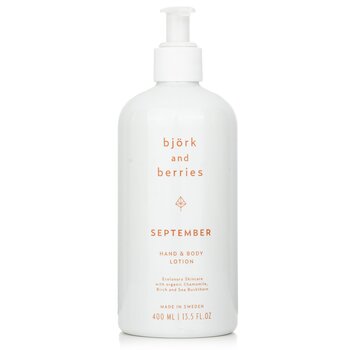 September Hand & Body Lotion - 400ml/13.5oz