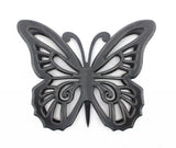 23" X 19" Black Butterfly Wood Hanging Dimensional Sculpture