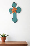 Blue Wood Hanging Dimensional Sculpture