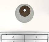 14" X 14" Gray Stone Wall Decor