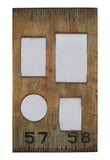 Multiple Sizes Brown Distressed Solid Wood Tabletop Picture Frame
