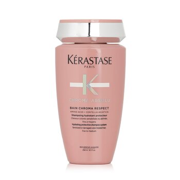 Chroma Absolu Bain Chroma Respect Shampoo (For Sensitized Or Damaged Color Treated Hair) - 250ml/8.5oz