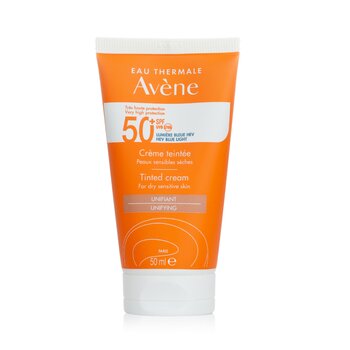 Very High Protection Tinted Cream SPF50+ - For Dry Sensitive Skin - 50ml/1.7oz