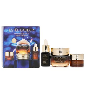 Major Eye Impact Trio Repair + Brighten Skincare Set: ANR Eye Supercharged Gel Cream (15ml + 5ml) + Repair Serum 7ml - 3pcs