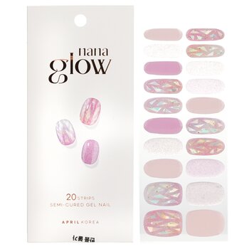 Nanaglow Nail Sticker - # GN04 - 20pcs