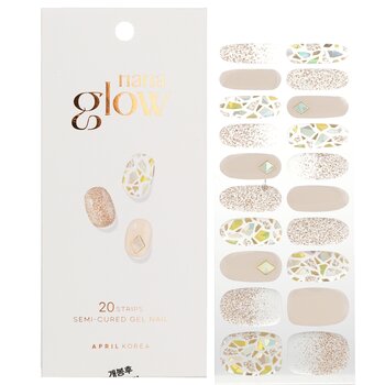 Nanaglow Nail Sticker - # GN08 - 20pcs