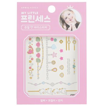 Princess Jewel Body Sticker - # JT005K - 1pc