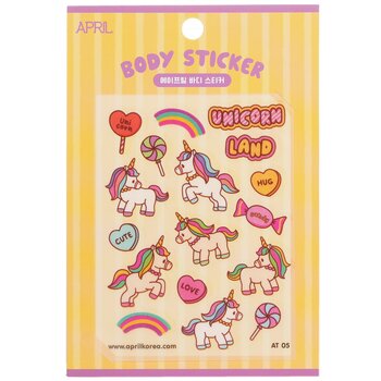 April Body Sticker - # AT 05 - 1pc