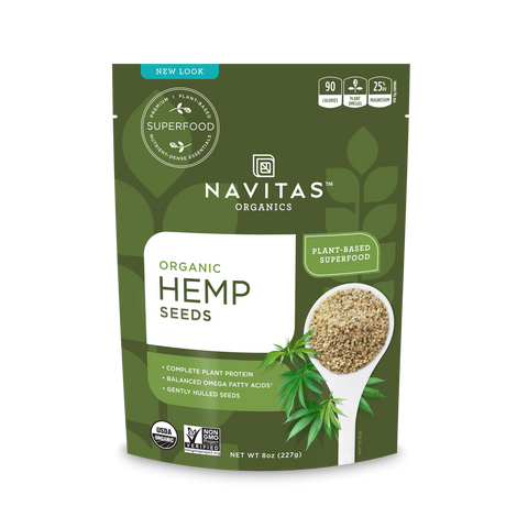 Navitas Naturals Organic Hemp Seeds Shelled (12x8 OZ)