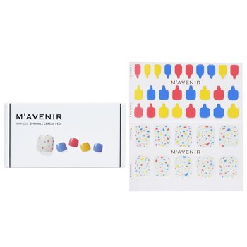 Nail Sticker (Patterned) - # Mint Cream Dot Pedi - 36pcs