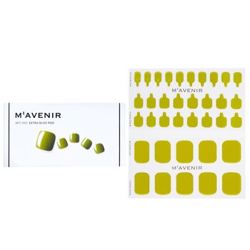 Nail Sticker (Green) - # Extra Olive Pedi - 36pcs