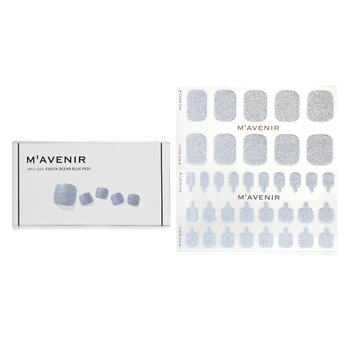 Nail Sticker (Blue) - # Fiesta Ocean Blue - 32pcs