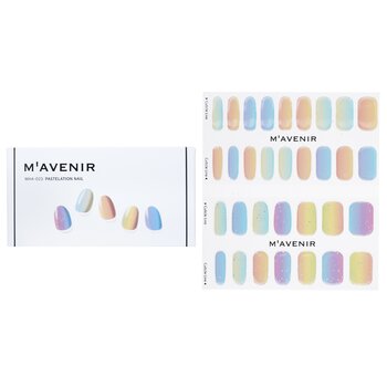 Nail Sticker (Assorted Colour) - # Pastelation Nail - 32pcs