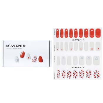 Nail Sticker (Assorted Colour) - # Little Heart Nail - 32pcs