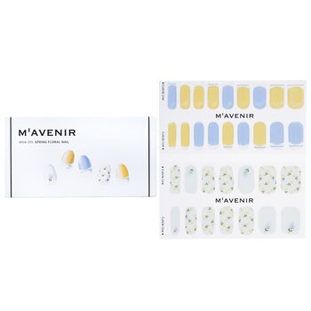 Nail Sticker (Patterned) - # Spring Floral Nail - 32pcs