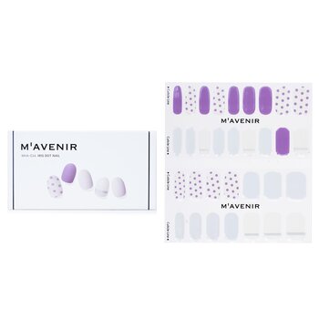 Nail Sticker (Patterned) - # Iris Dot Nail - 32pcs