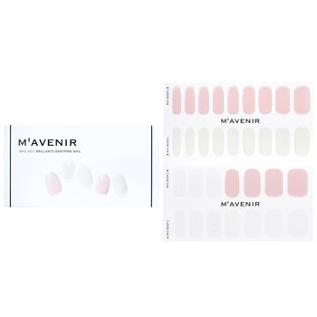 Nail Sticker (Pink) - # Brillante Babypink Nail - 32pcs