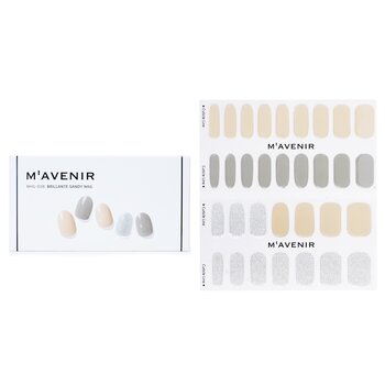 Nail Sticker (Assorted Colour) - # Brillante Sandy Nail - 32pcs