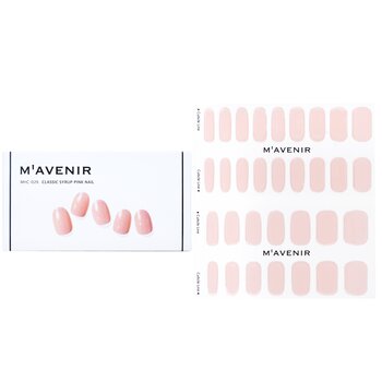 Nail Sticker (Pink) - # Classic Syrup Pink Nail - 32pcs