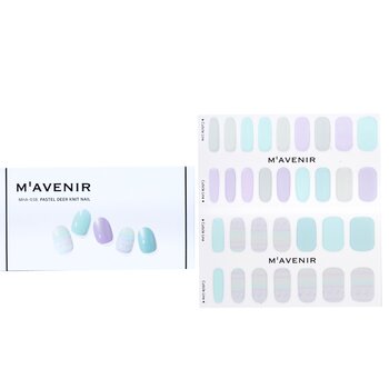 Nail Sticker (Assorted Colour) - # Pastel Deer Knit Nail - 32pcs