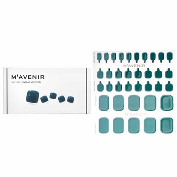 Nail Sticker (Green) - # Vintage Mint Pedi - 36pcs