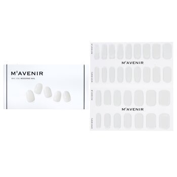 Nail Sticker (White) - # Modernie Nail - 32pcs